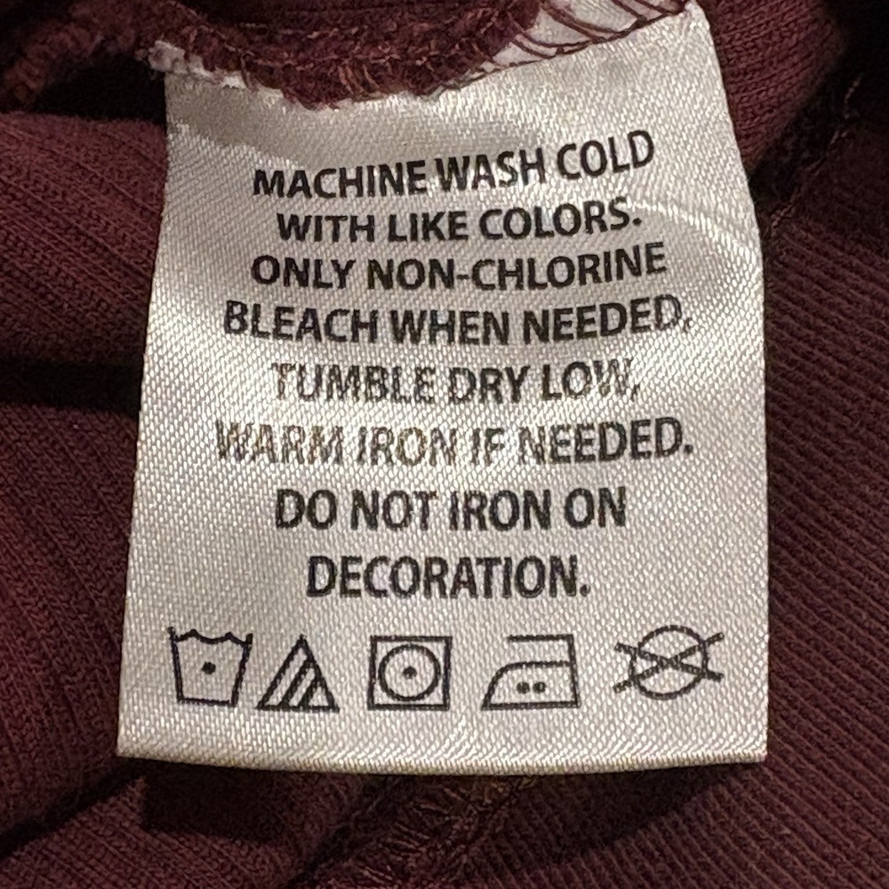 Pressbox Women's Texas A&M Aggies Comfy Cord Vintage Wash Pullover Sweatshirt M - Picture 8 of 9